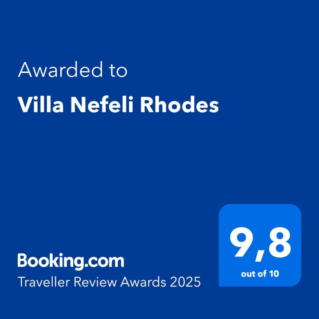 Villa Nefeli Rhodes Archangelos  Exteriér fotografie